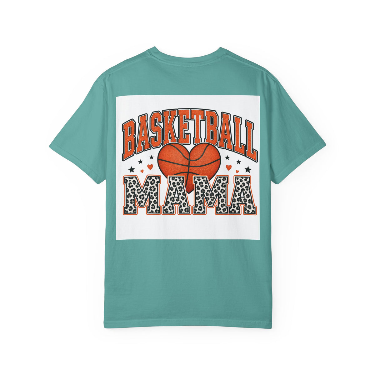 Basketball Mama T-Shirt — Leopard Print Sports Mom Tee