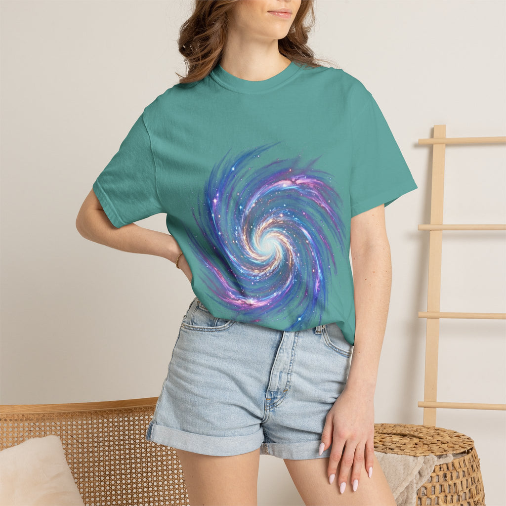 Galaxy Swirl T-Shirt — Spiral Nebula Cosmic Tee