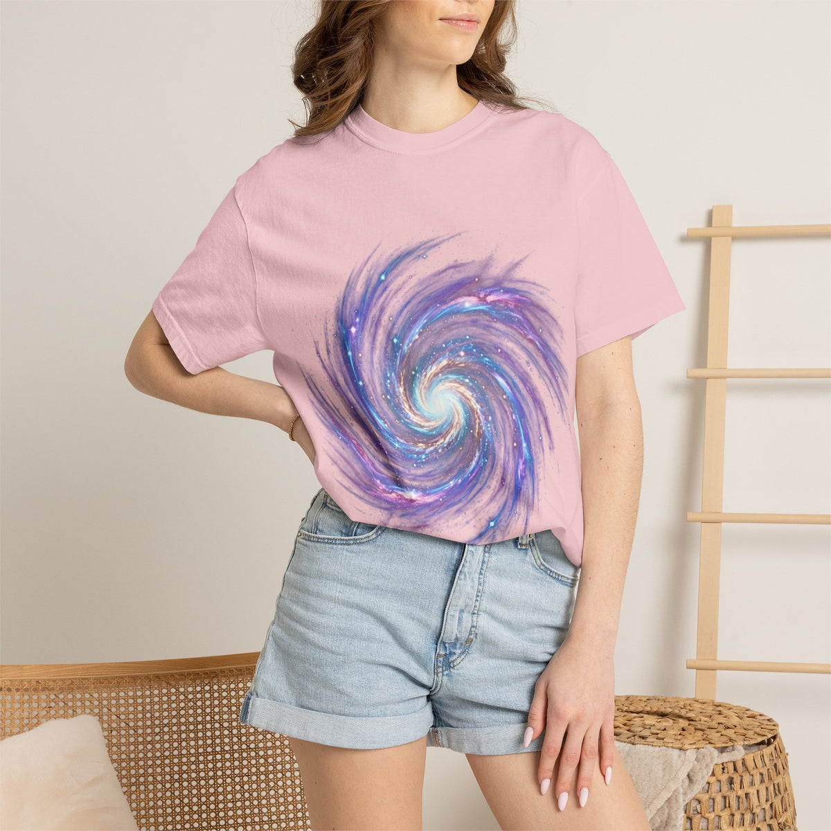 Galaxy Swirl T-Shirt — Spiral Nebula Cosmic Tee