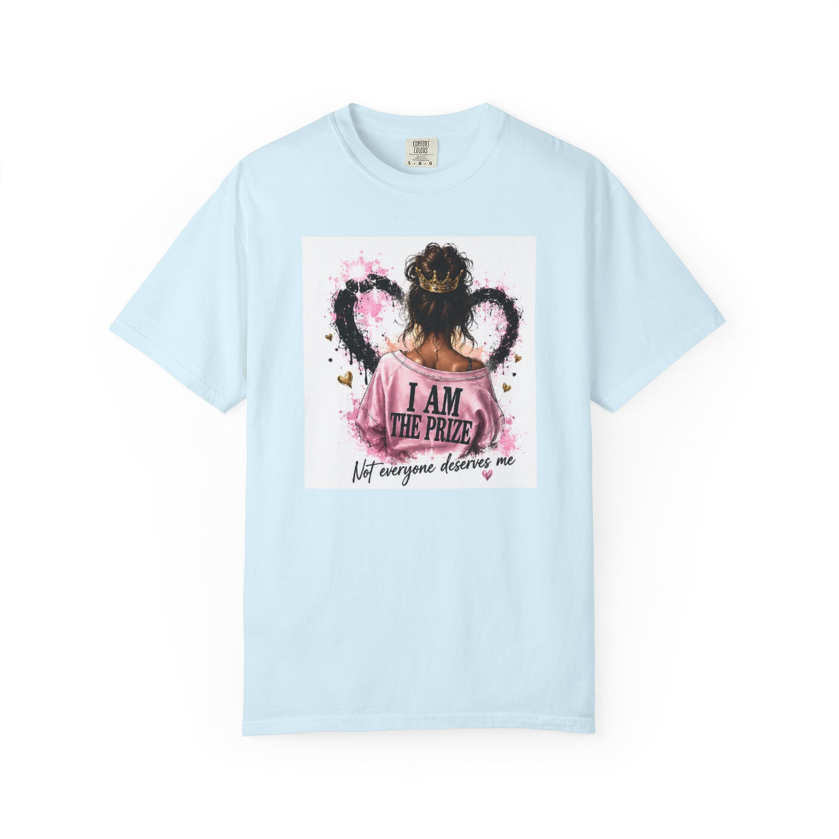 I Am The Prize T-Shirt — Self-Love Graphic Tee with Angel Wings