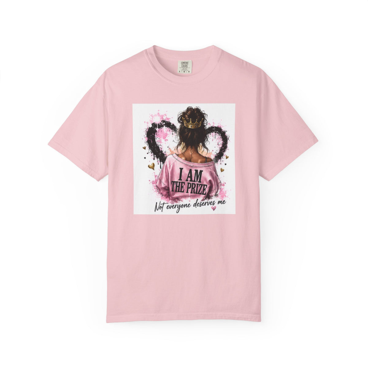 I Am The Prize T-Shirt — Self-Love Graphic Tee with Angel Wings