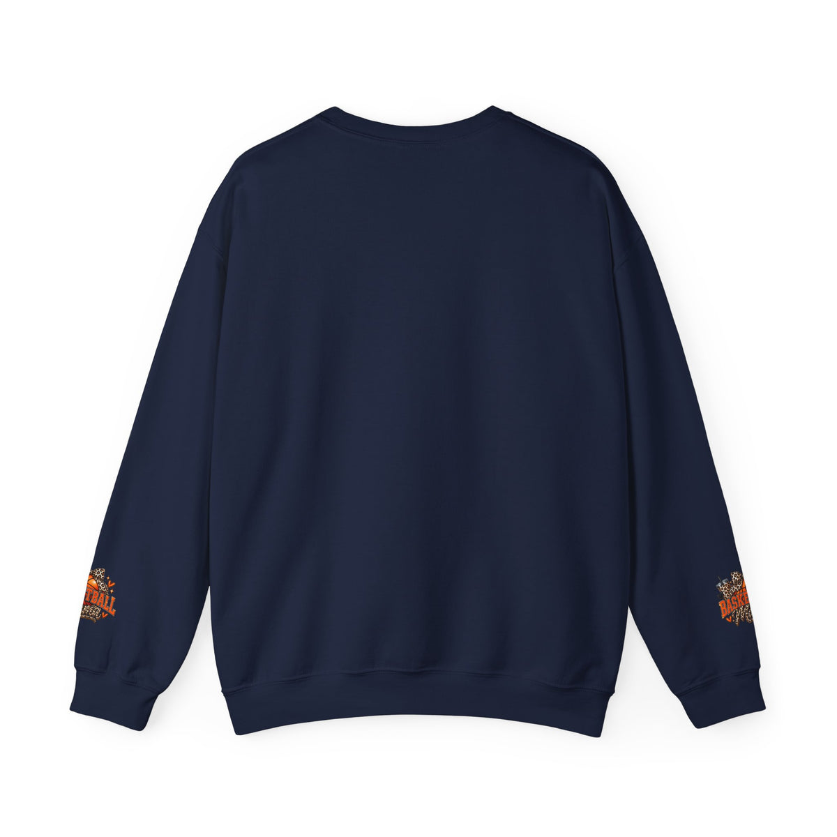 Basketball Leopard Print Crewneck Sweatshirt