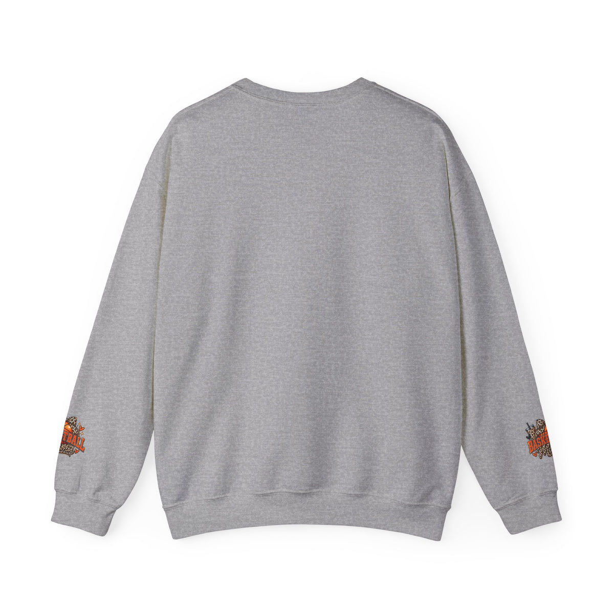 Basketball Leopard Print Crewneck Sweatshirt