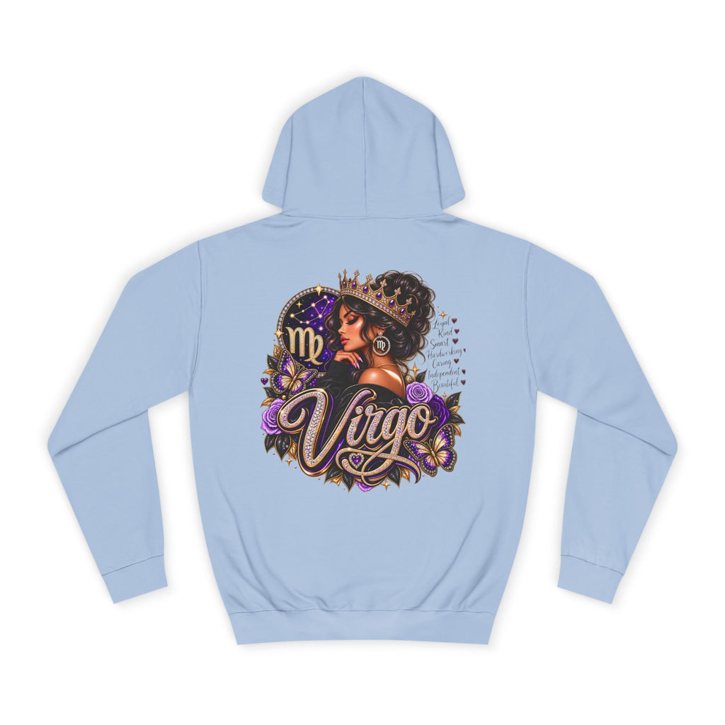 Virgo Zodiac College Hoodie – Astrology Graphic Campus Pullover