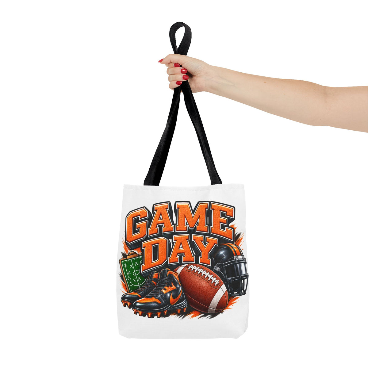 Game Day Football Tote Bag — Cheer Squad Fan Gear