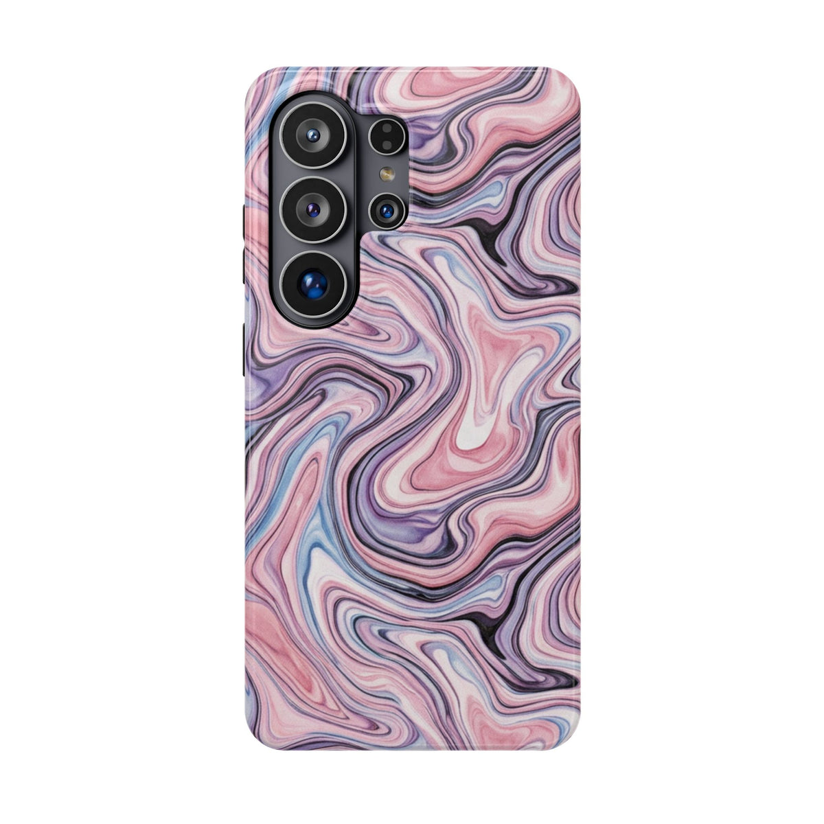 Marbled Pink Swirl Phone Case — Magnetic Impact-Resistant Protection