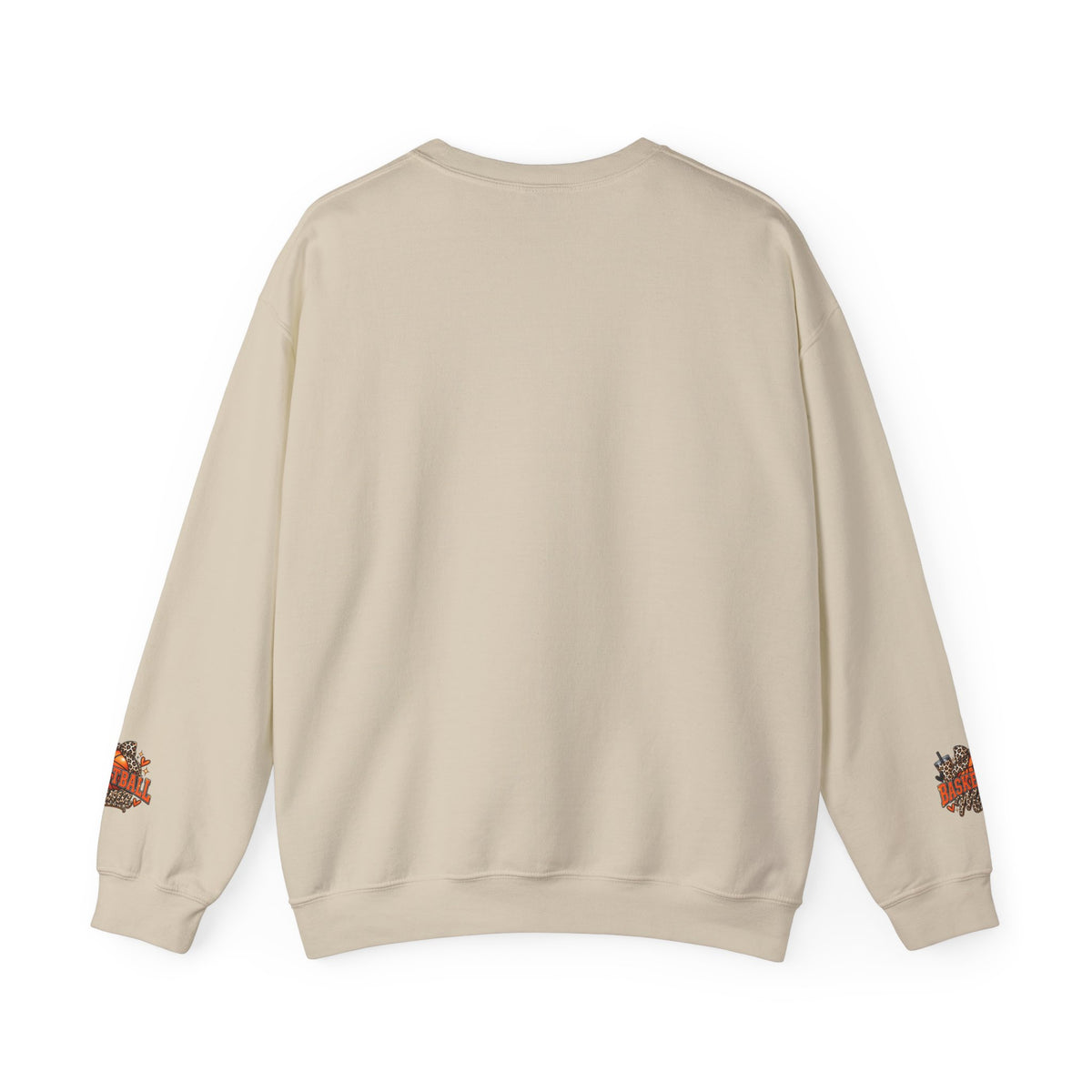 Basketball Leopard Print Crewneck Sweatshirt