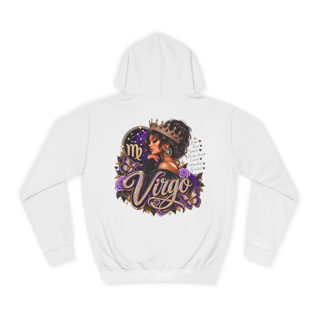 Virgo Zodiac College Hoodie – Astrology Graphic Campus Pullover