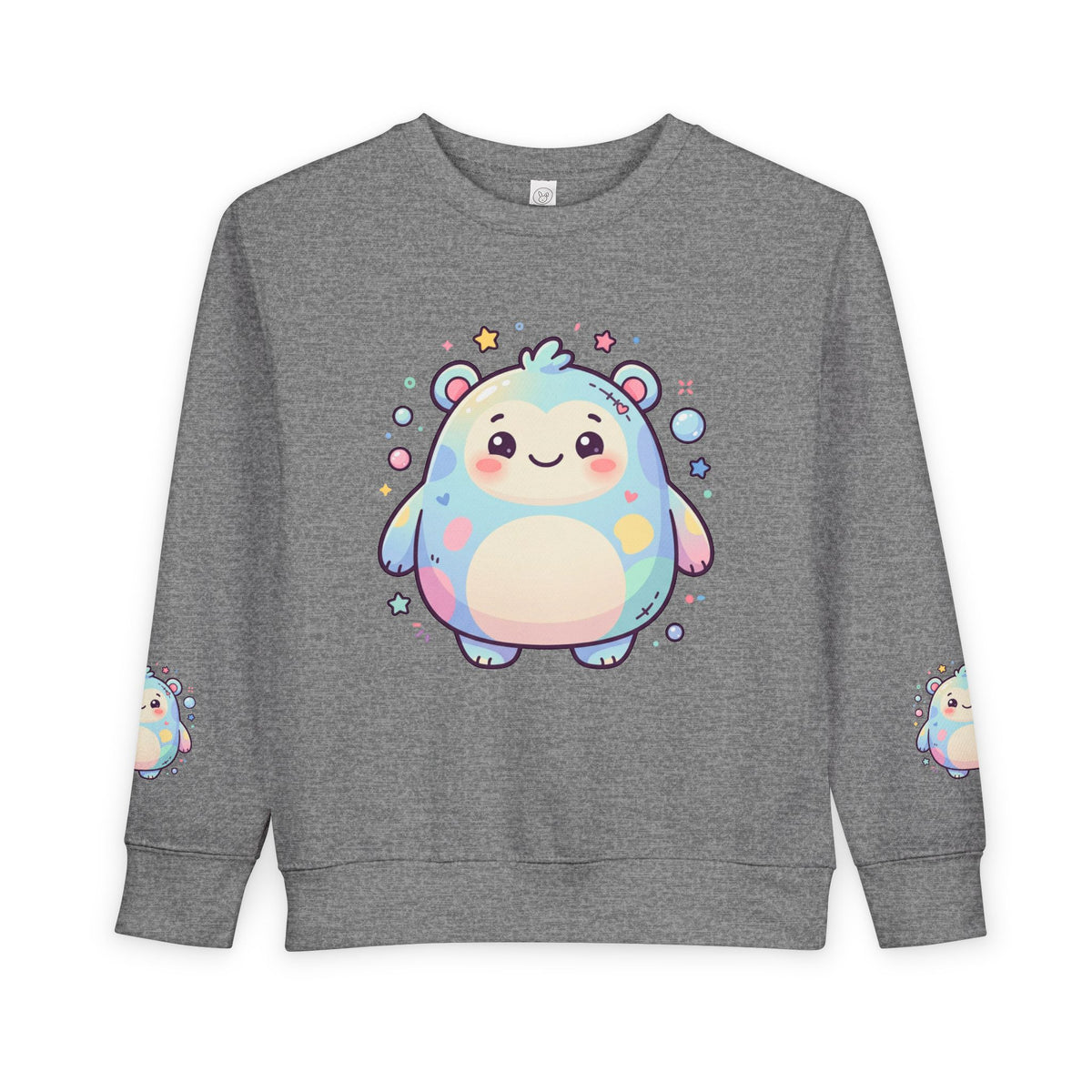 Kawaii Pastel Hedgehog Toddler Sweatshirt