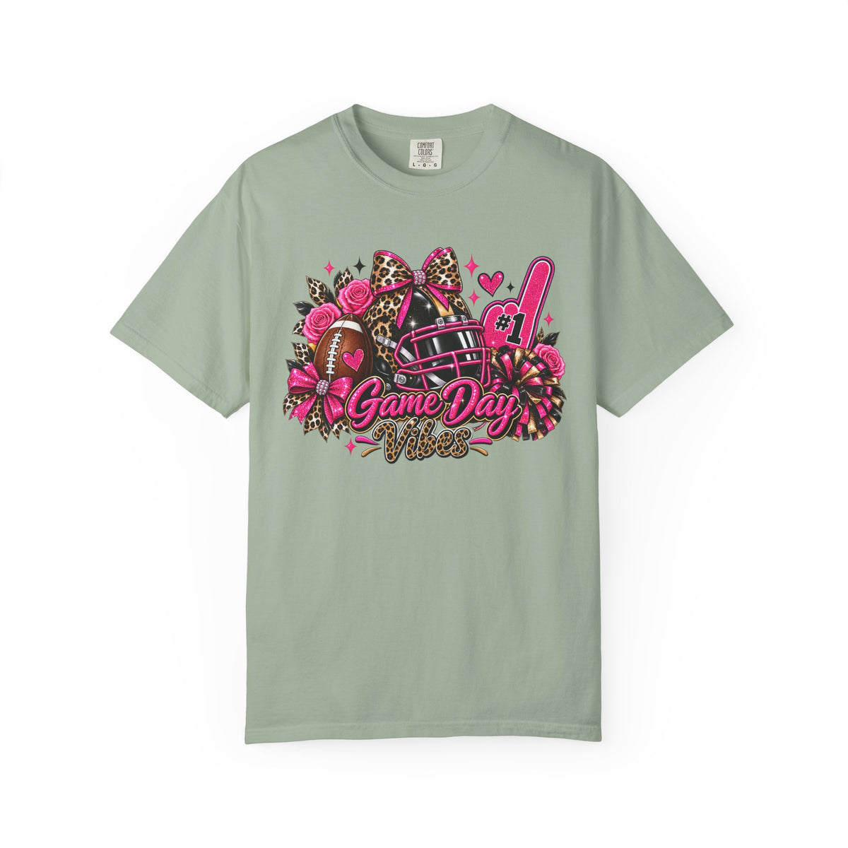 Game Day Pink Football T-Shirt