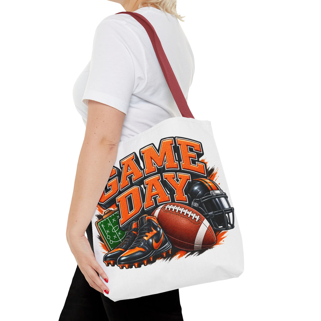 Game Day Football Tote Bag — Cheer Squad Fan Gear