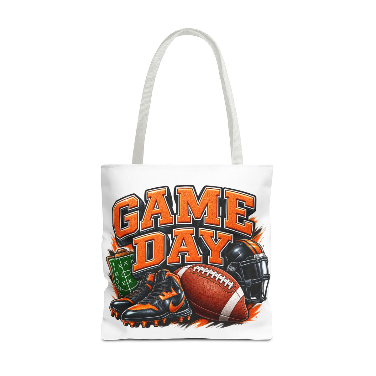 Game Day Football Tote Bag — Cheer Squad Fan Gear