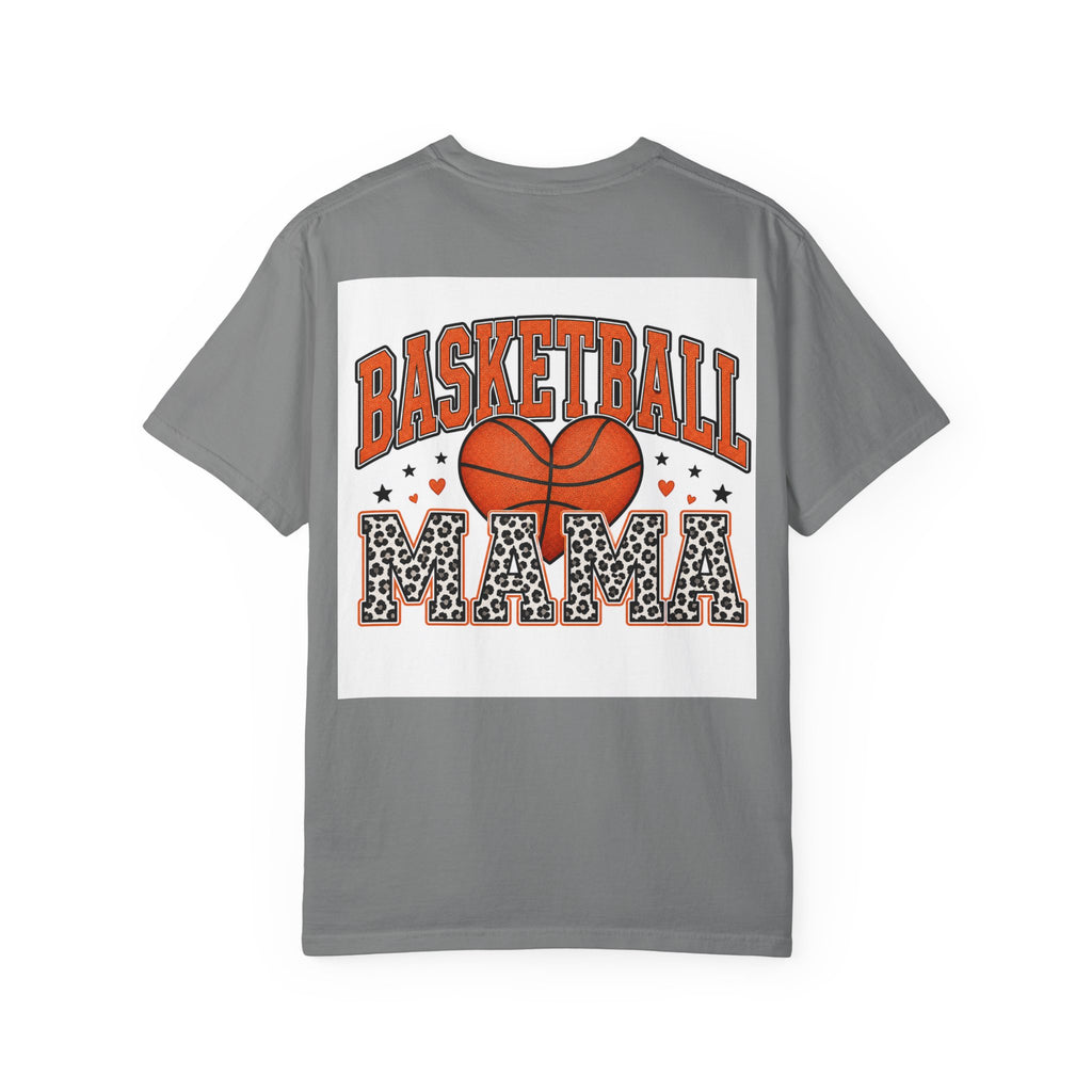 Basketball Mama T-Shirt — Leopard Print Sports Mom Tee