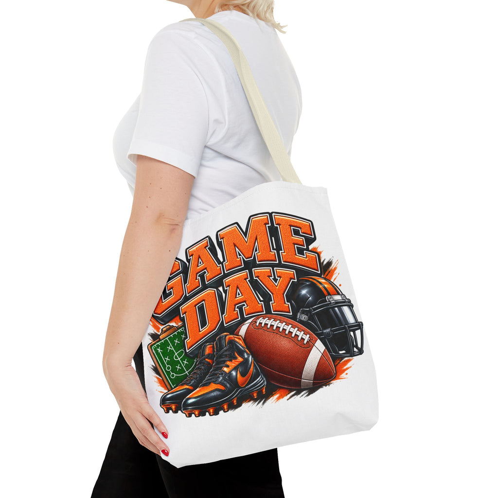 Game Day Football Tote Bag — Cheer Squad Fan Gear