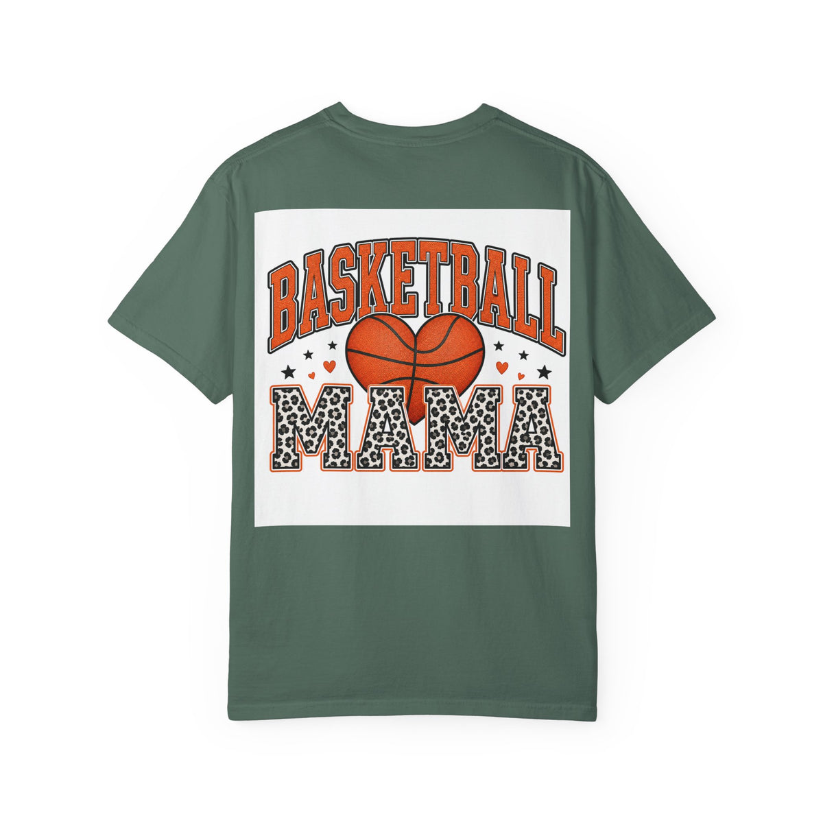Basketball Mama T-Shirt — Leopard Print Sports Mom Tee