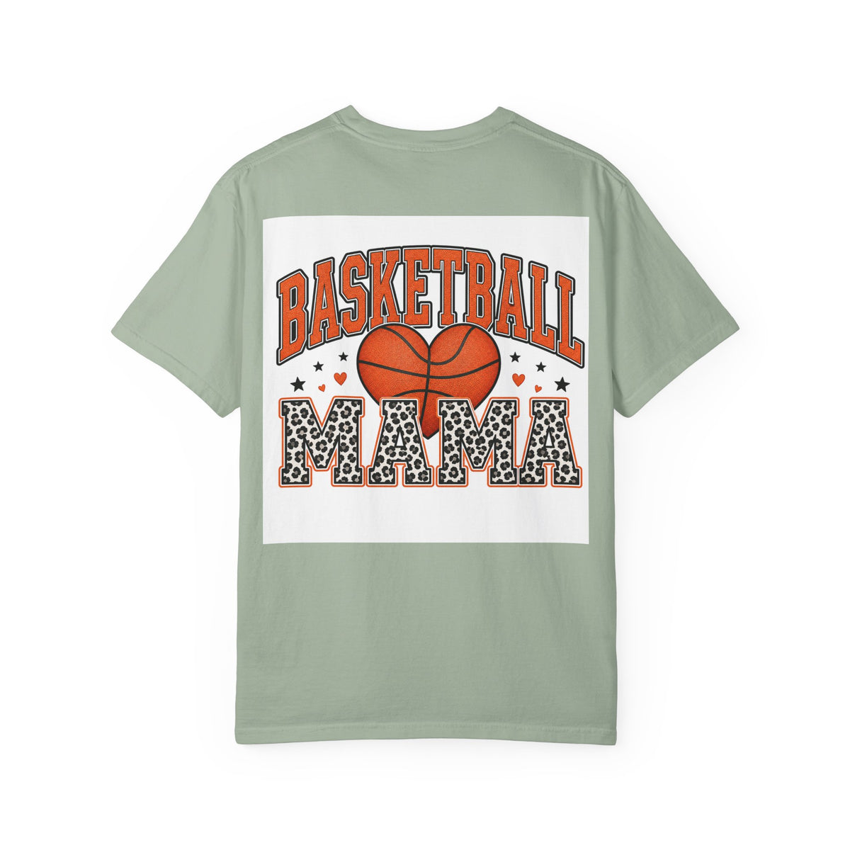 Basketball Mama T-Shirt — Leopard Print Sports Mom Tee