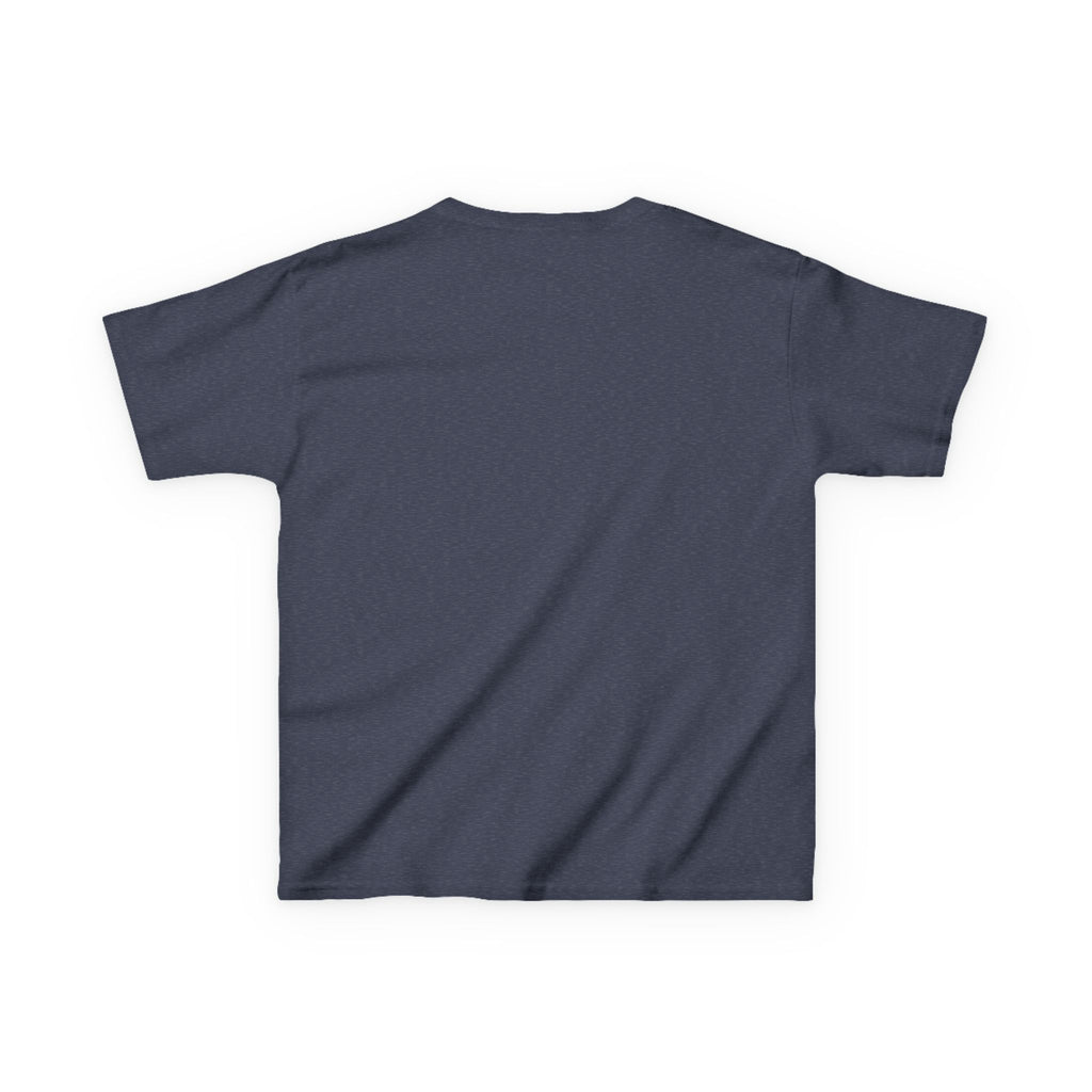 Kids Tee — Halloween Black Cat with Witch Hat & Pumpkins
