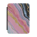 Marbled Pink & Gold Kindle Case — Protective E-Reader Cover with Elegant Abstract Design