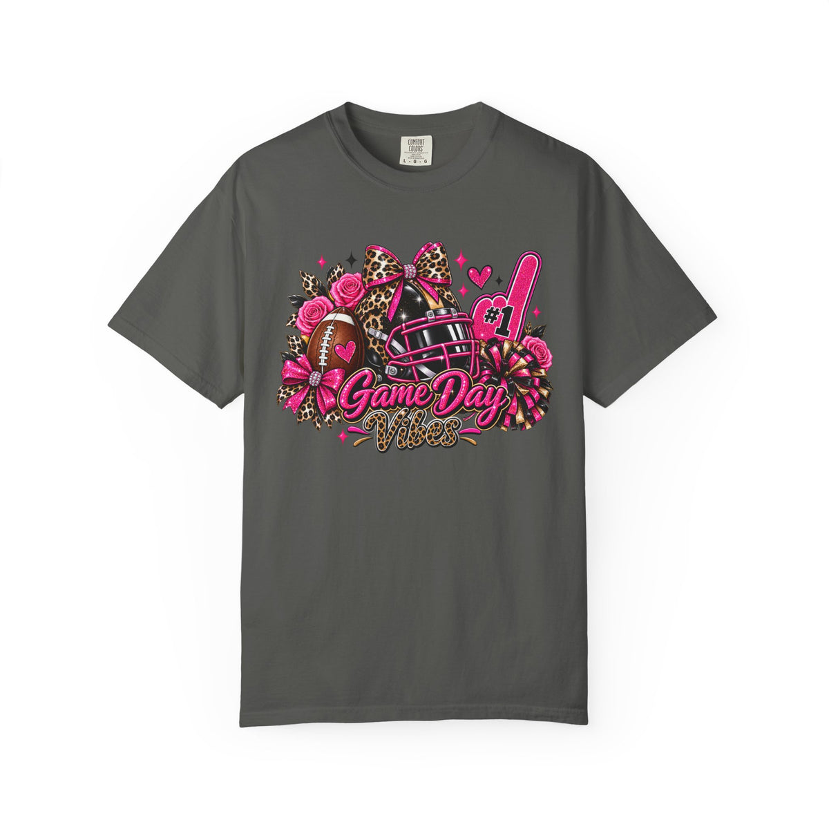 Game Day Pink Football T-Shirt