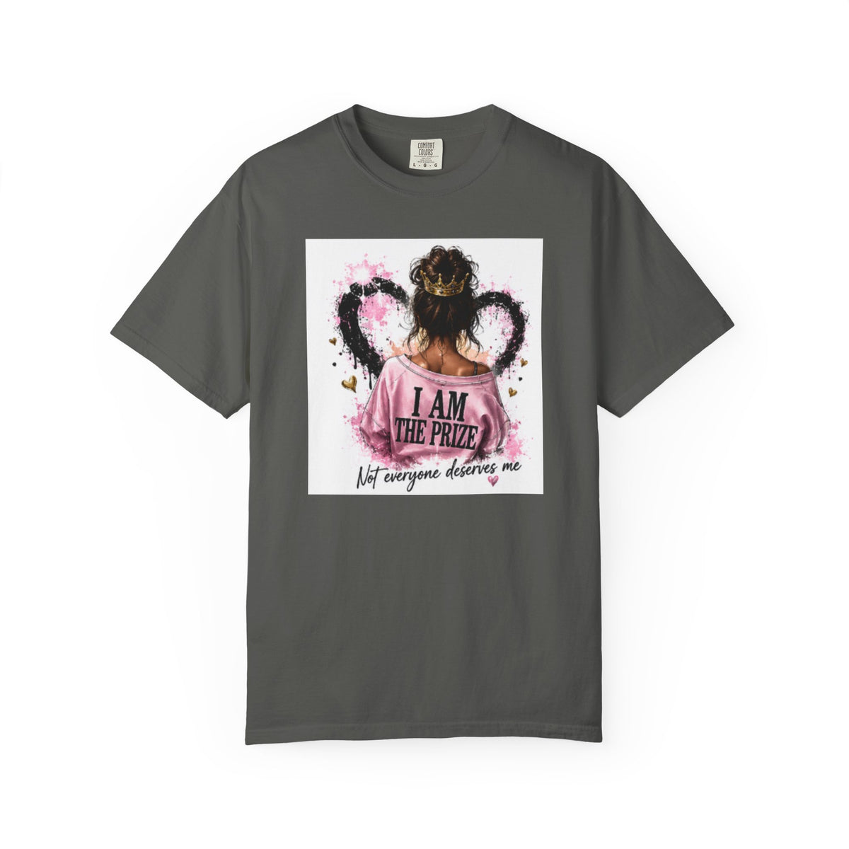 I Am The Prize T-Shirt — Self-Love Graphic Tee with Angel Wings