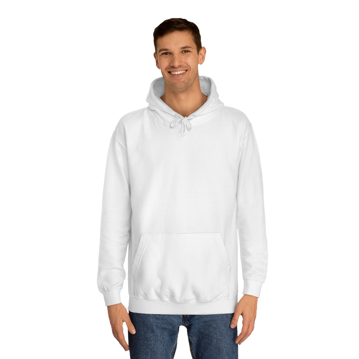 College Hoodie — "I Am The Prize" Back Graphic Hoodie for Women, Empowerment Sweatshirt