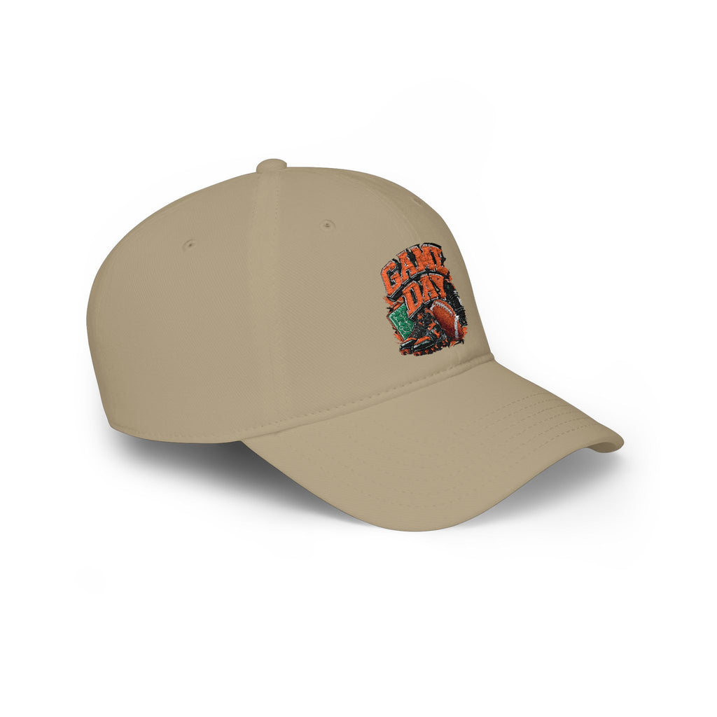 Game Day Football Cap — Low Profile Dad Hat for Tailgating & Fans