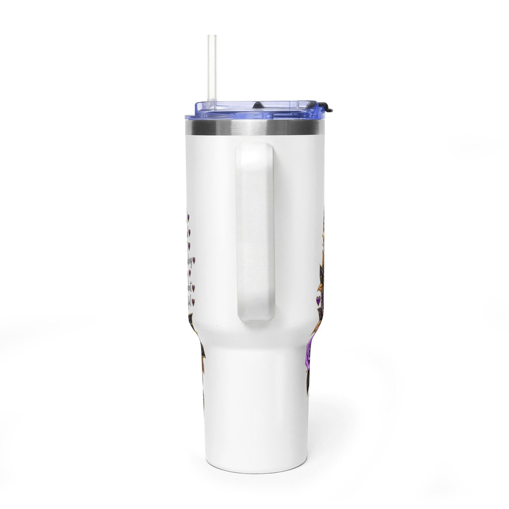 Virgo Zodiac 40oz Thermal Tumbler - Queen Virgo Astrology Travel Mug
