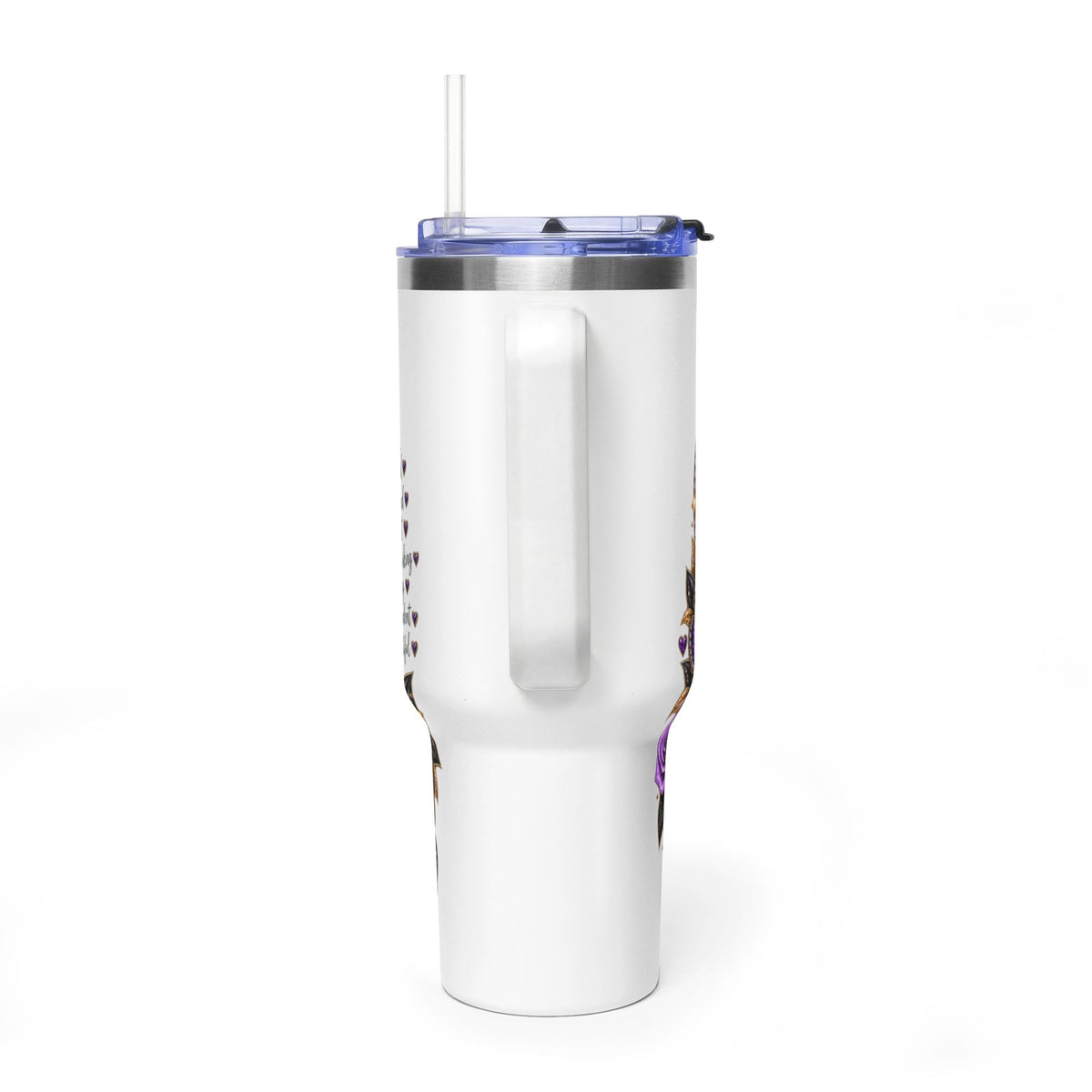 Virgo Zodiac 40oz Thermal Tumbler - Queen Virgo Astrology Travel Mug