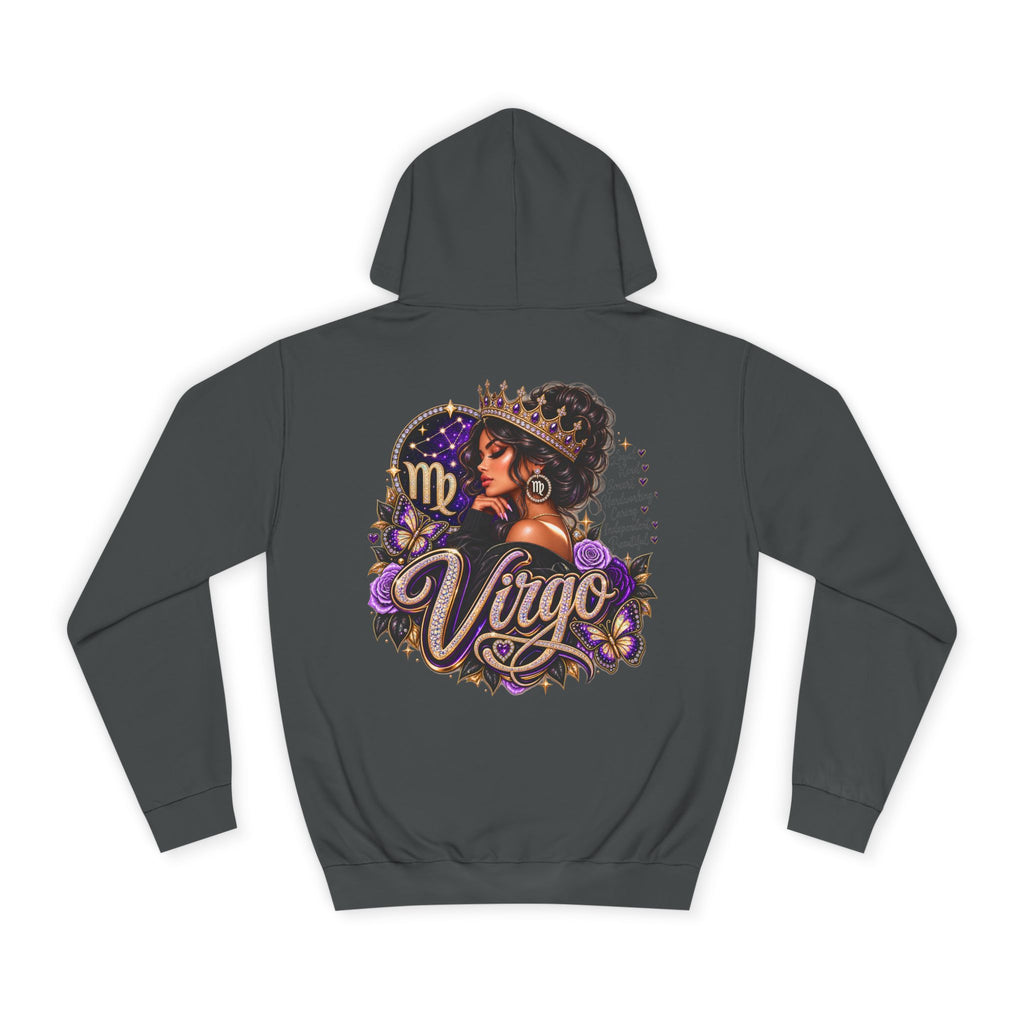 Virgo Zodiac College Hoodie – Astrology Graphic Campus Pullover