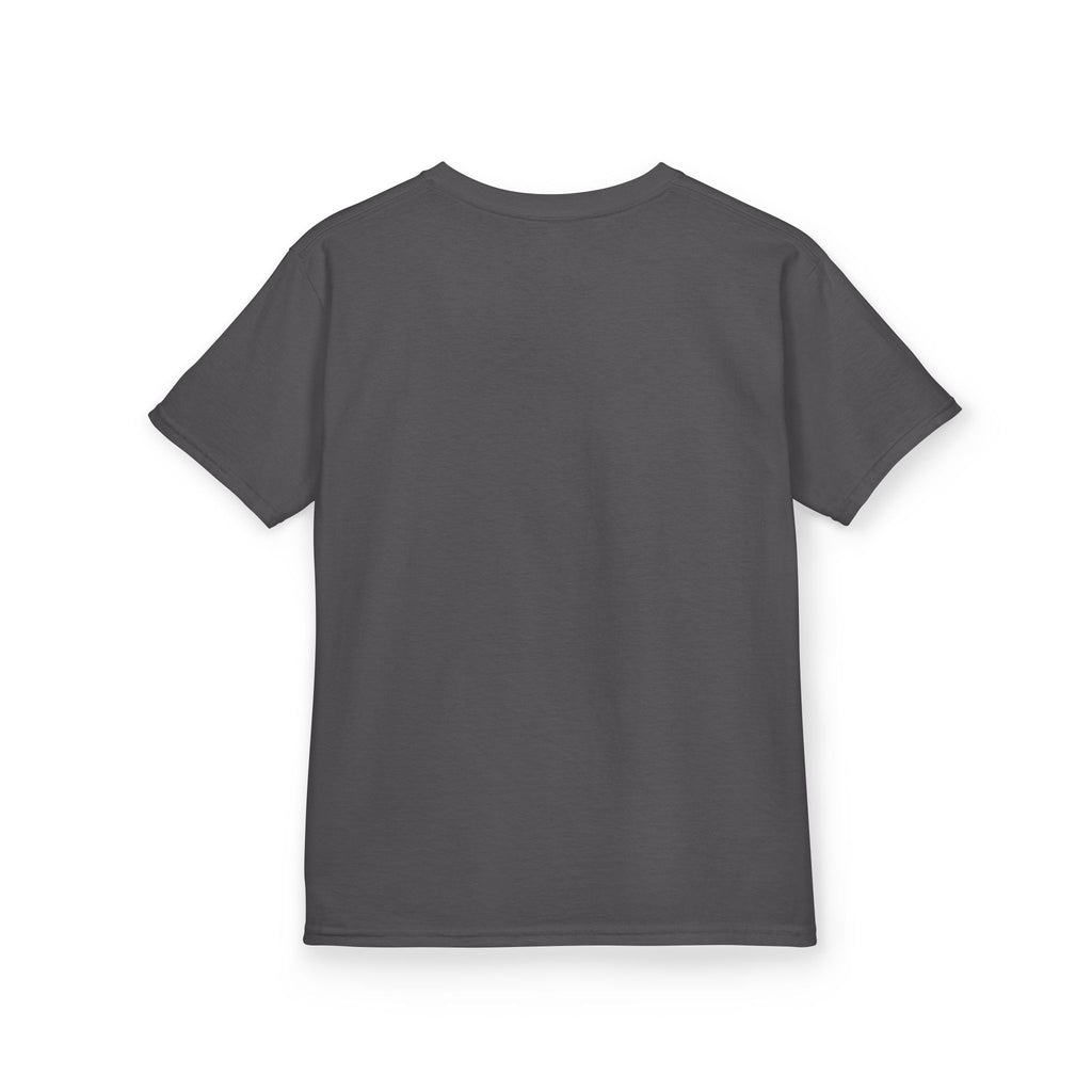Kids Tee — Halloween Black Cat with Witch Hat & Pumpkins