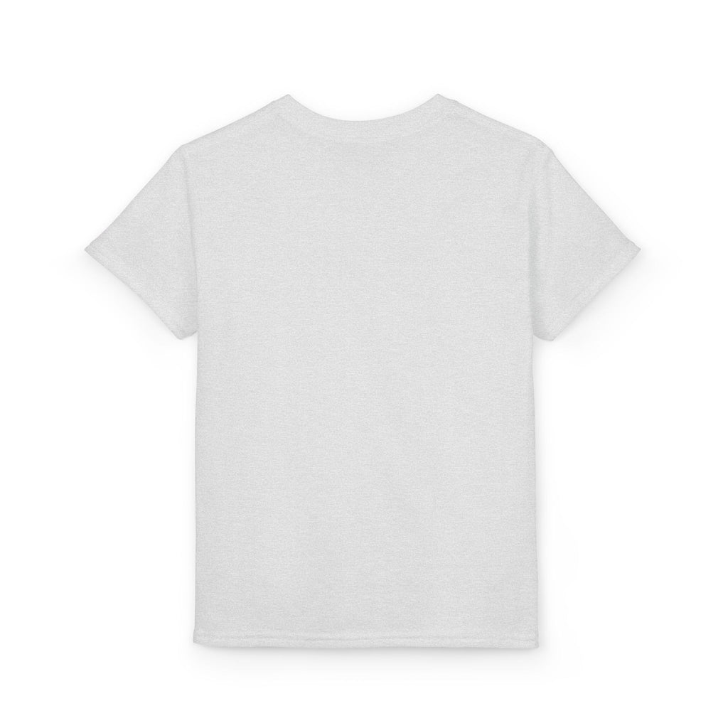 Cute Black Kitty Cheerleader Youth T-Shirt — Pom-Pom Dancing Cat Tee