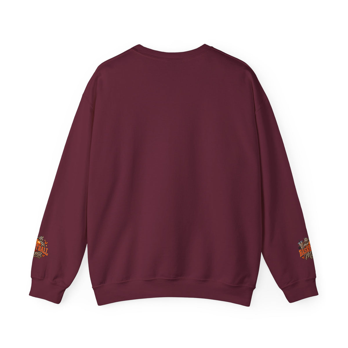 Basketball Leopard Print Crewneck Sweatshirt