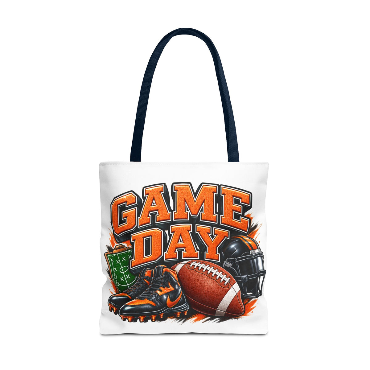 Game Day Football Tote Bag — Cheer Squad Fan Gear