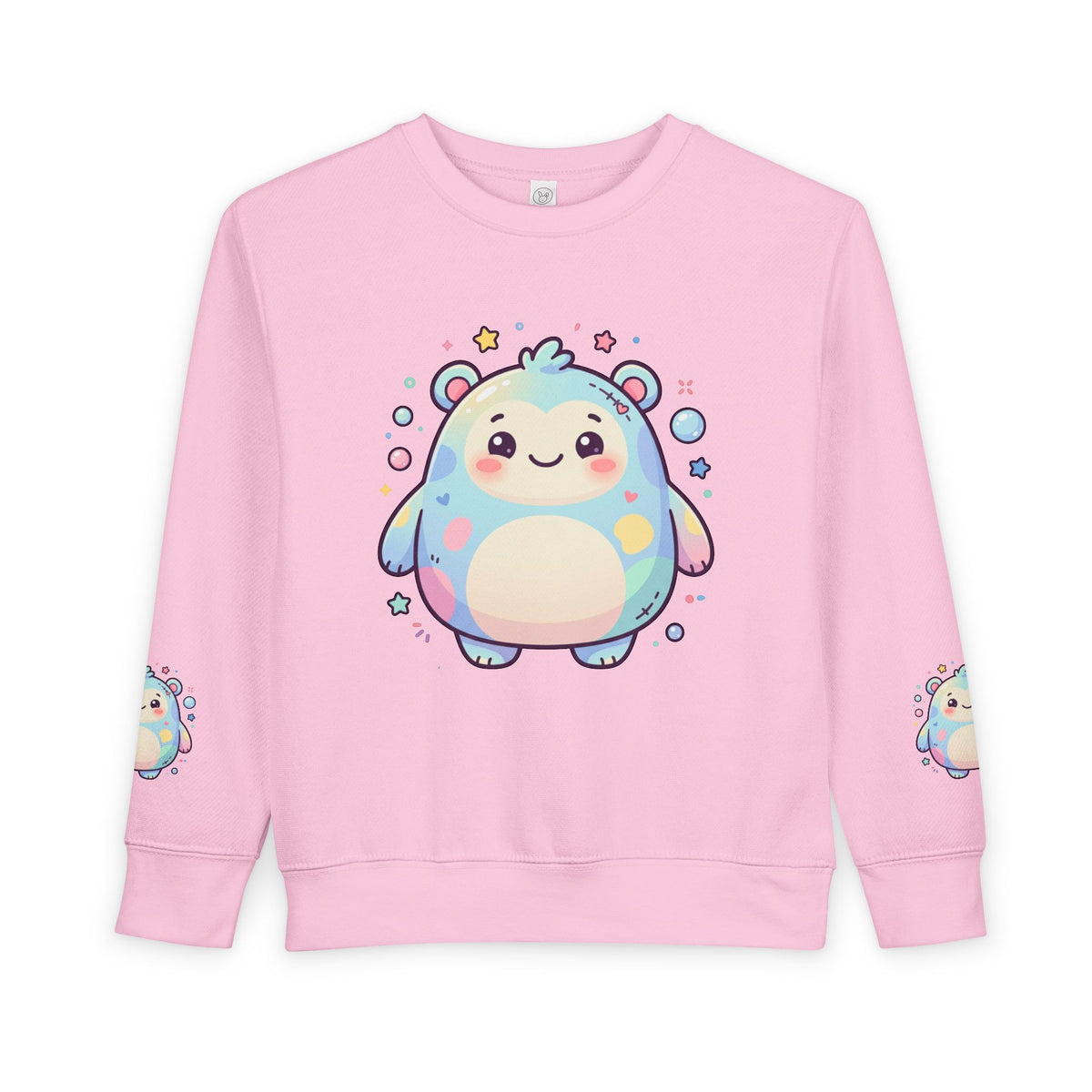 Kawaii Pastel Hedgehog Toddler Sweatshirt