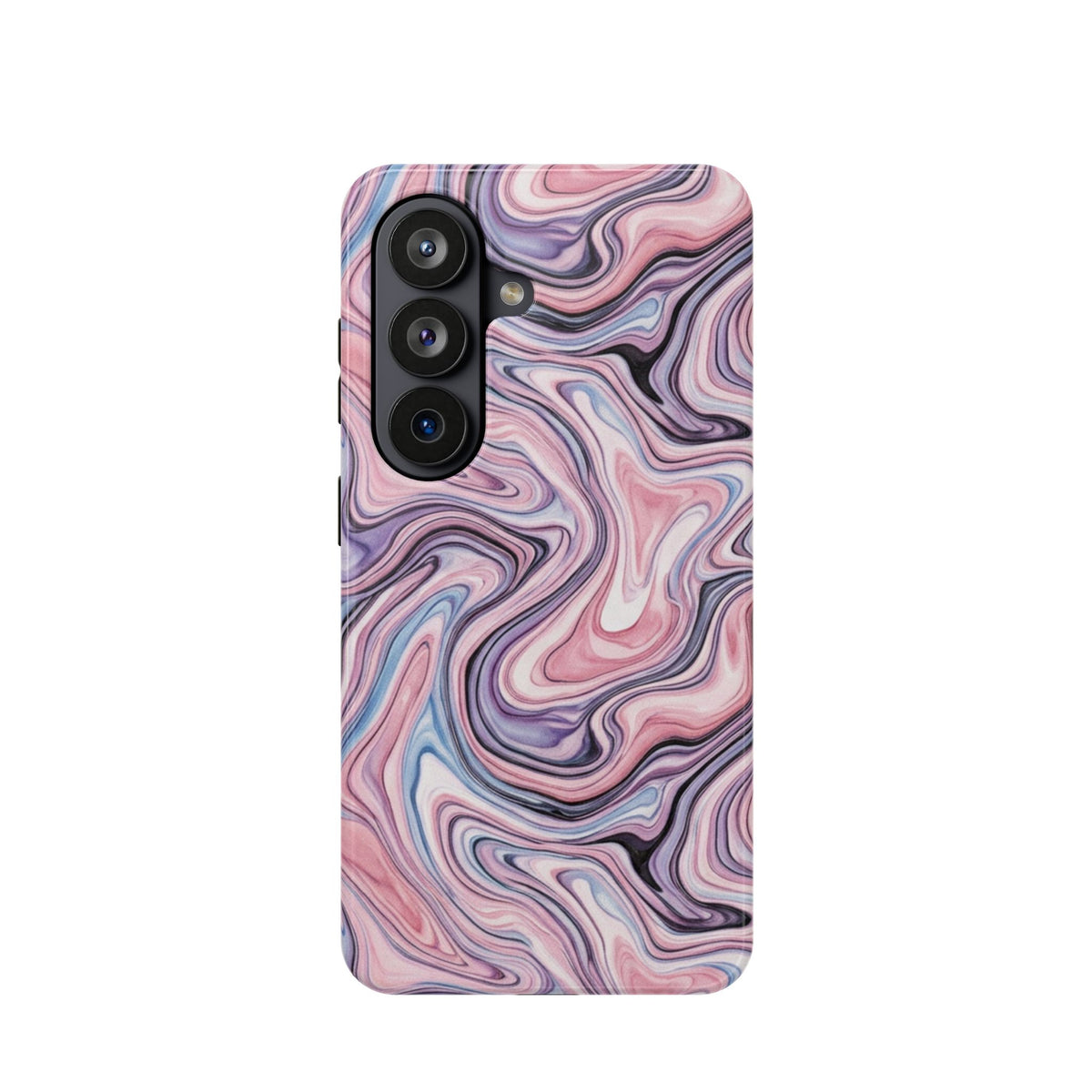 Marbled Pink Swirl Phone Case — Magnetic Impact-Resistant Protection