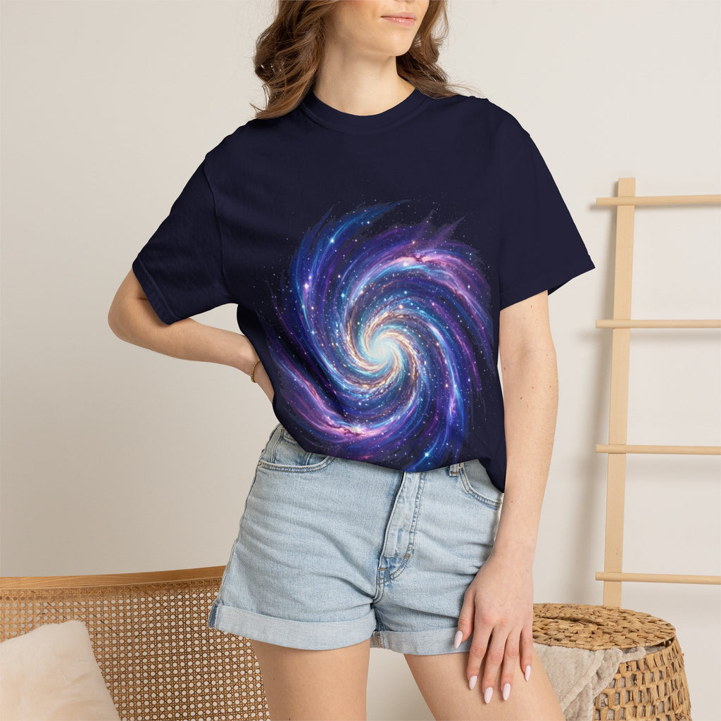 Galaxy Swirl T-Shirt — Spiral Nebula Cosmic Tee
