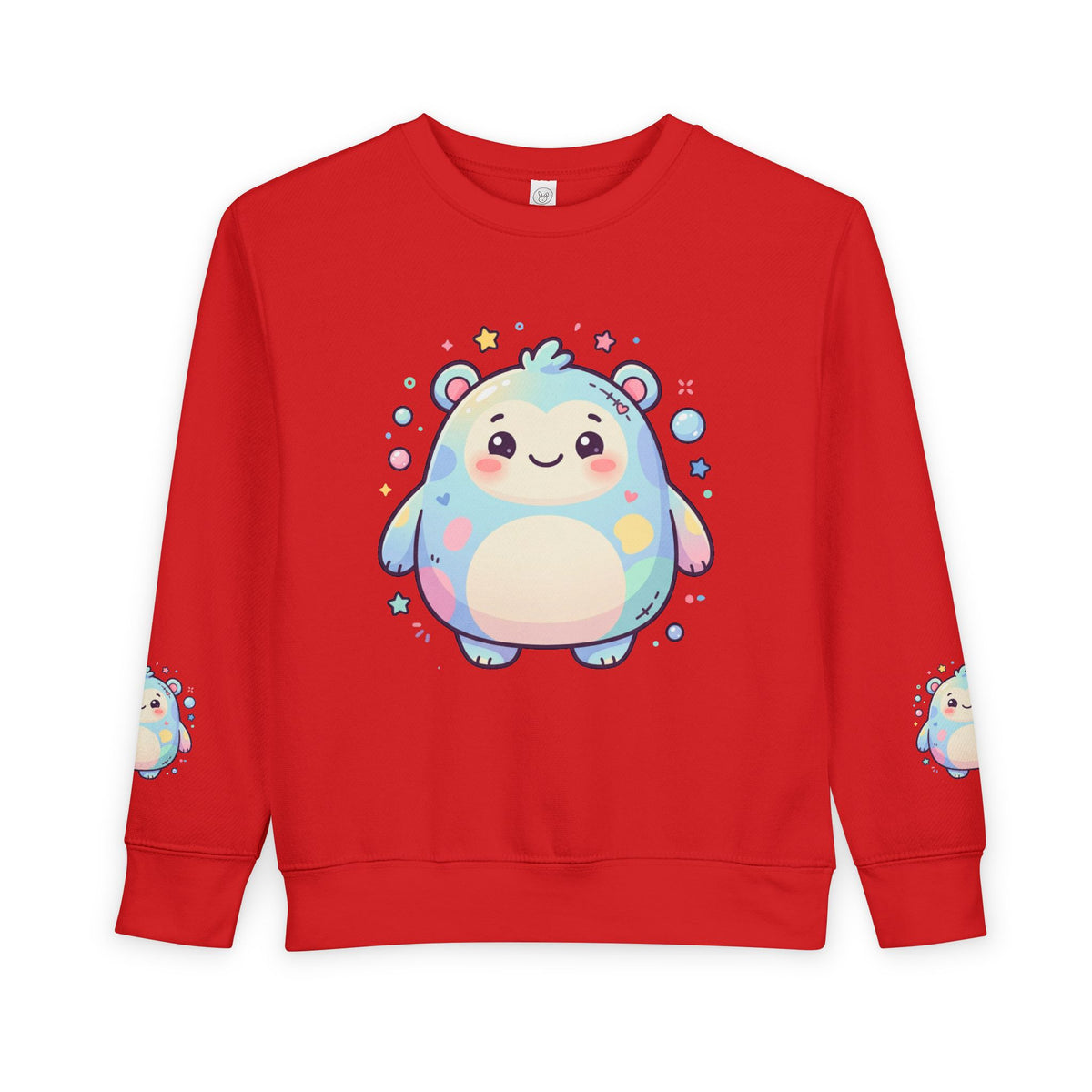 Kawaii Pastel Hedgehog Toddler Sweatshirt