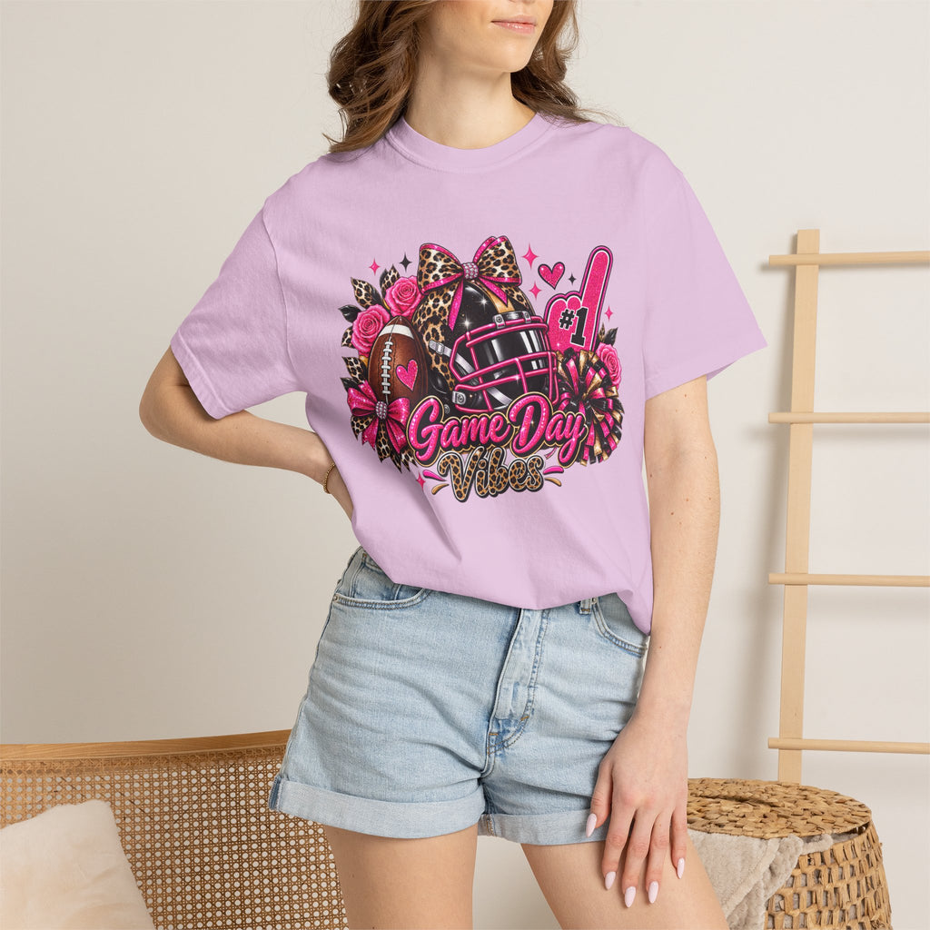 Game Day Pink Football T-Shirt