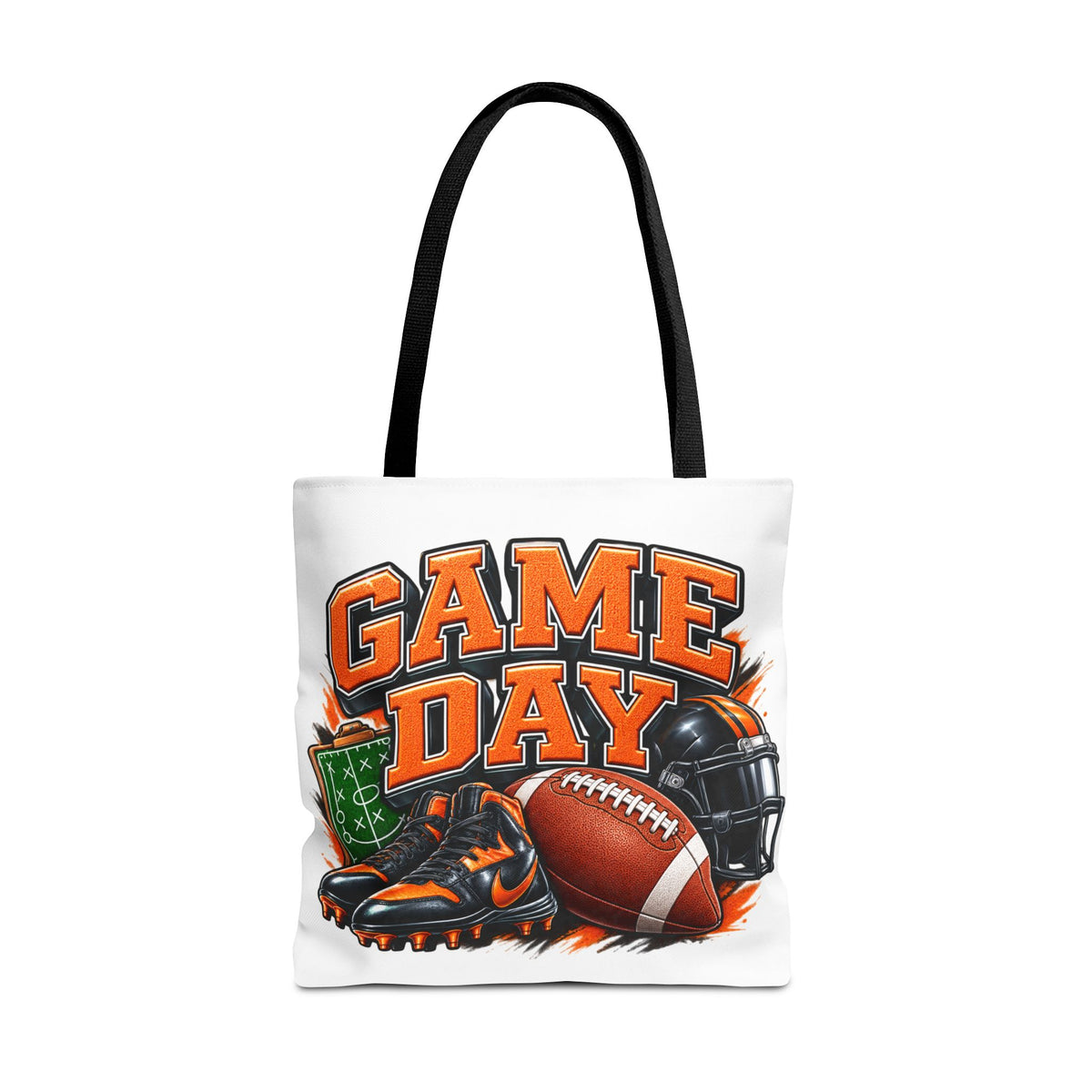 Game Day Football Tote Bag — Cheer Squad Fan Gear