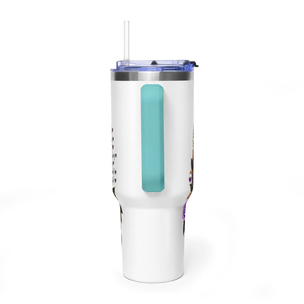 Virgo Zodiac 40oz Thermal Tumbler - Queen Virgo Astrology Travel Mug