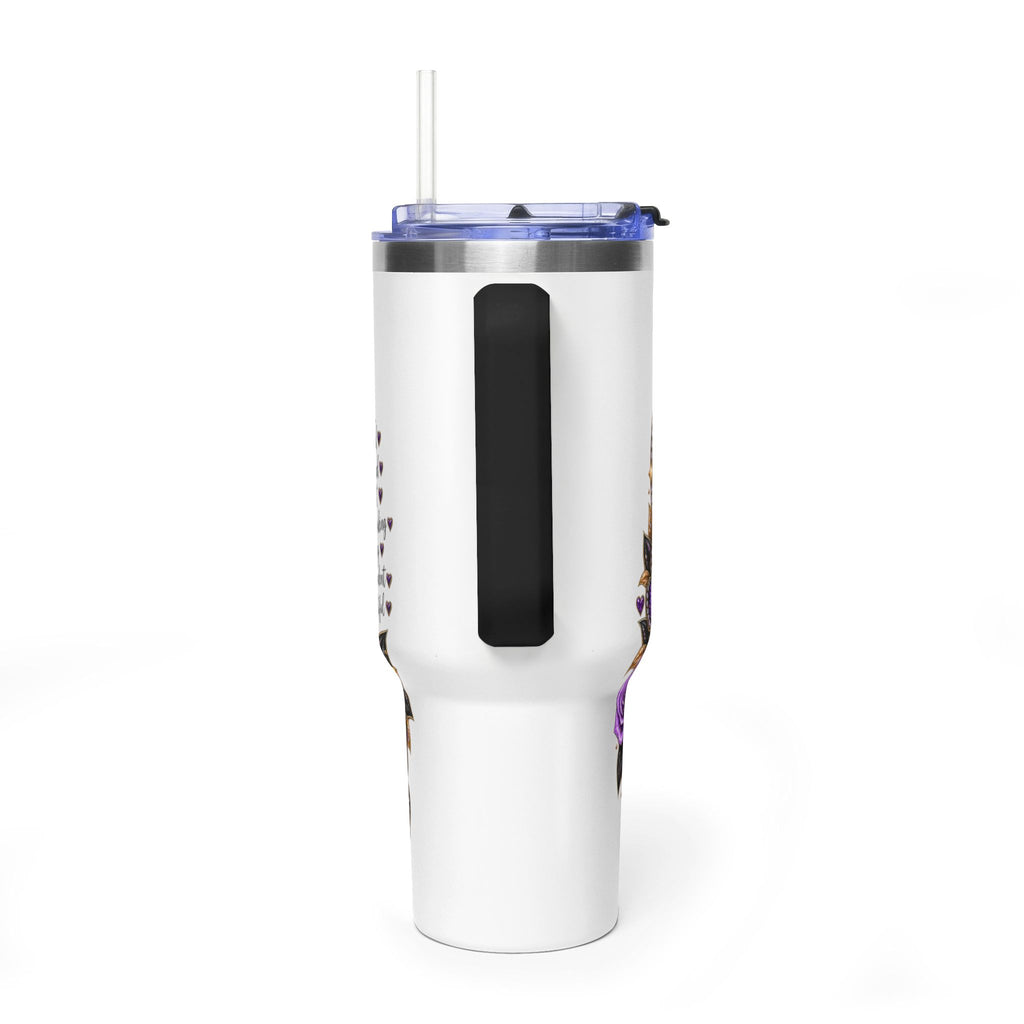 Virgo Zodiac 40oz Thermal Tumbler - Queen Virgo Astrology Travel Mug