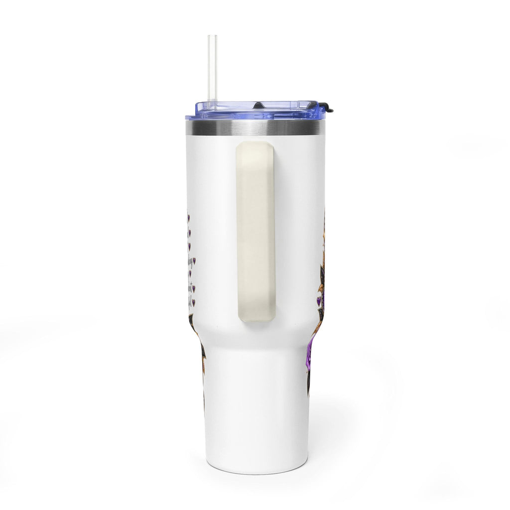 Virgo Zodiac 40oz Thermal Tumbler - Queen Virgo Astrology Travel Mug