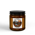 Fall Scented Soy Candle — "Life Is Better in the Fall" Amber Jar (4oz & 9oz)
