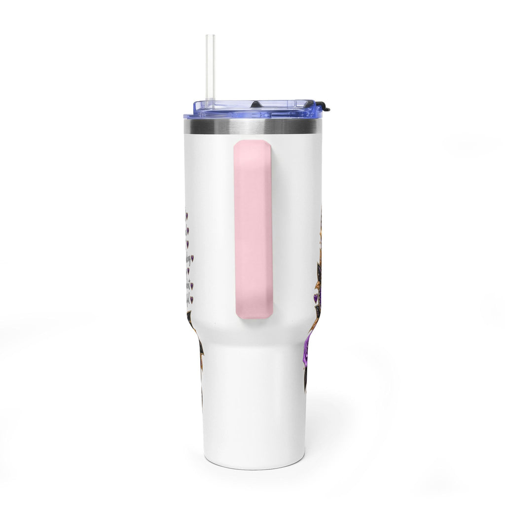 Virgo Zodiac 40oz Thermal Tumbler - Queen Virgo Astrology Travel Mug