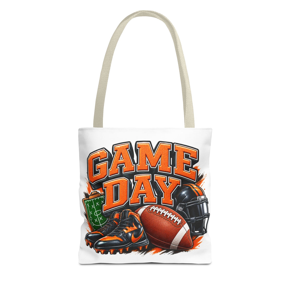 Game Day Football Tote Bag — Cheer Squad Fan Gear