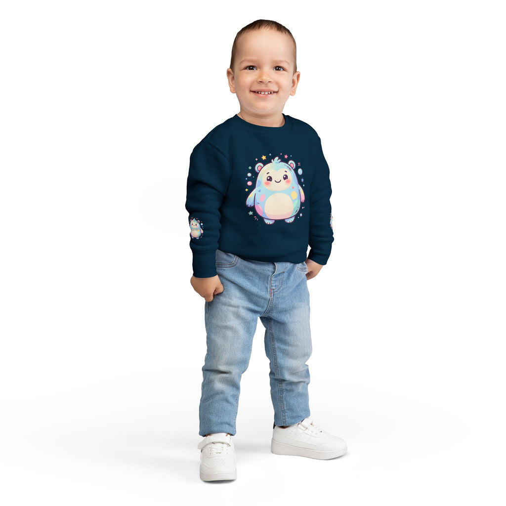 Kawaii Pastel Hedgehog Toddler Sweatshirt