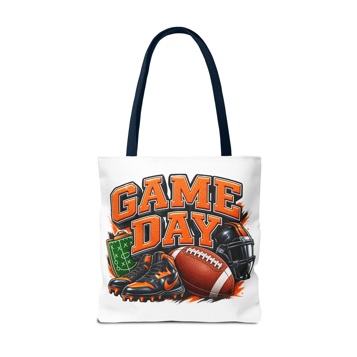 Game Day Football Tote Bag — Cheer Squad Fan Gear