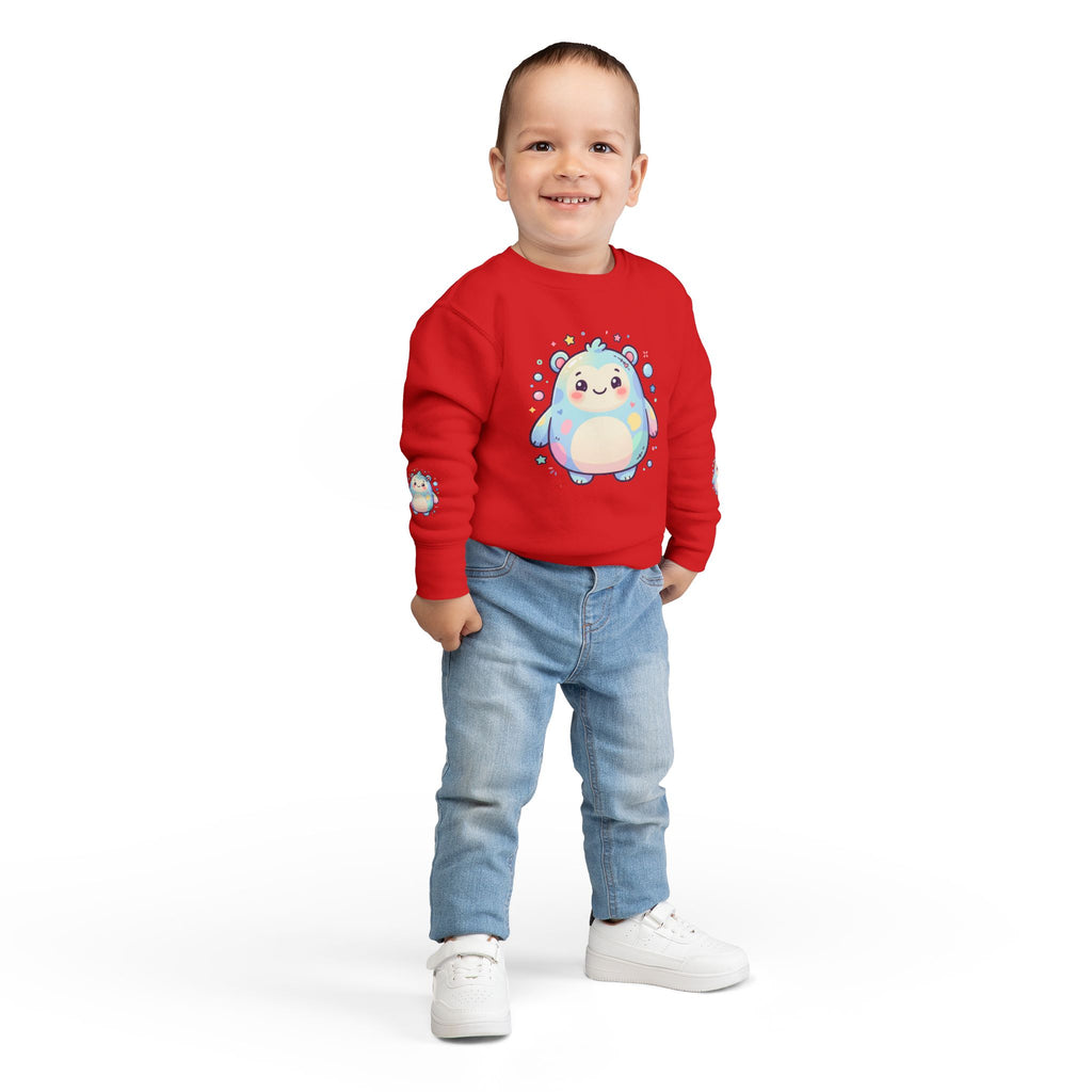 Kawaii Pastel Hedgehog Toddler Sweatshirt