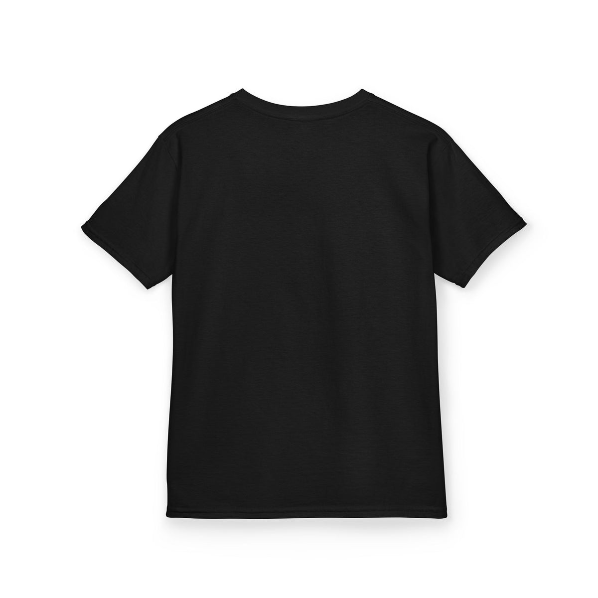 Kids Tee — Halloween Black Cat with Witch Hat & Pumpkins