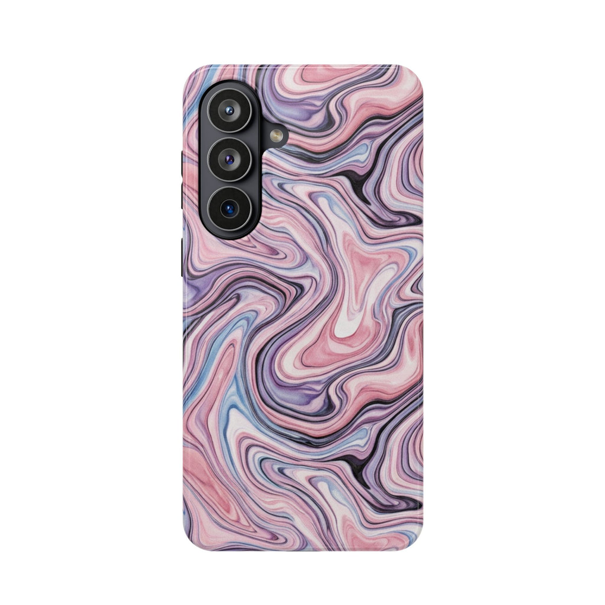 Marbled Pink Swirl Phone Case — Magnetic Impact-Resistant Protection